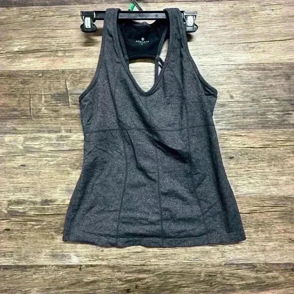 Athleta Women's Charcoal Gray Tank Top Women’s Large - Picture 1 of 4